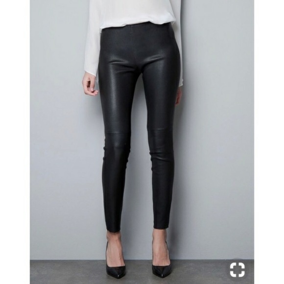 Zara leather pants - Picture 1 of 3
